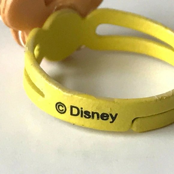Disney Mickey Mouse Ears Ring Size 5 6 7 Macaroon Snacks Peach Yellow - Picture 5 of 8